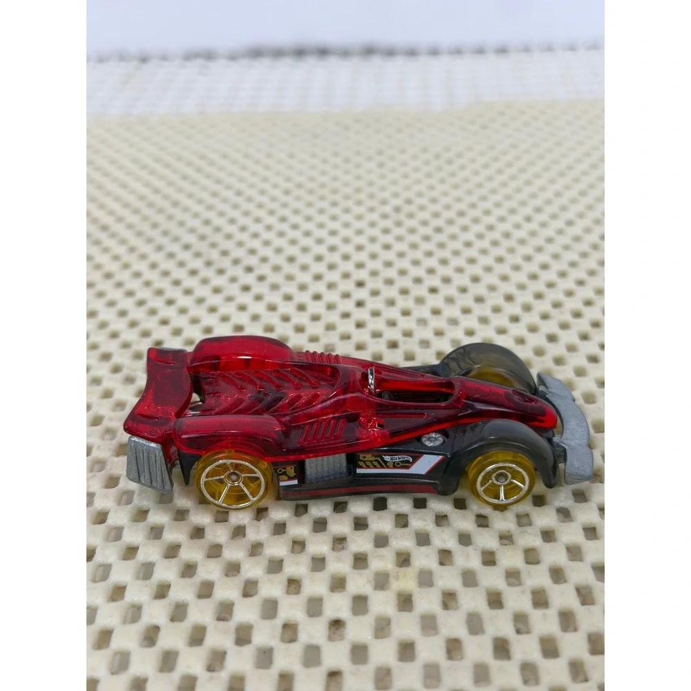 Hot Wheels Road‎ Rocket Translucent Red 1995 Mattel Diecast Race Car Thailand